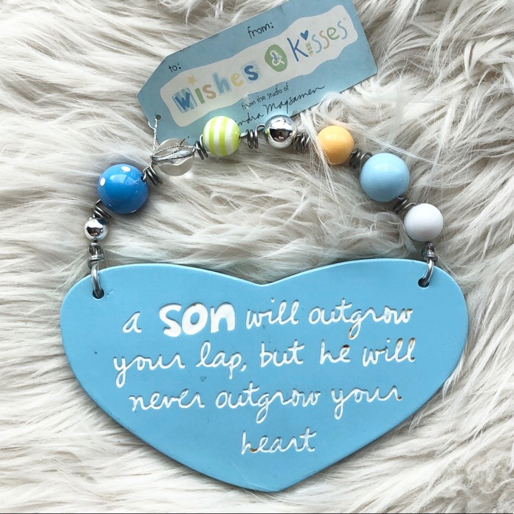 Son Love Wall Sign Plaque desk decor accent NWT